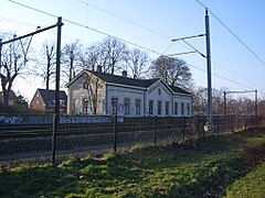 Old railway building