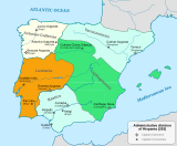 Administrative division of Hispania in 293