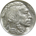 Mặt chính Buffalo Nickel