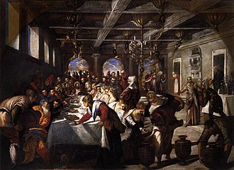 Γάμος στην Κανά, 1561, Jacopo Tintoretto