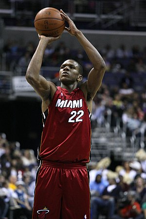 James Jones playing with the Miami Heat