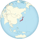 Inselstaat im Pazifik: Lage Japans auf der Erde