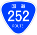 National Route 252 shield