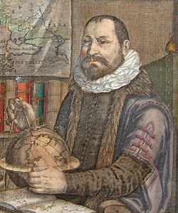 Jodocus Hondius képe egy 1619-es rézkarcon