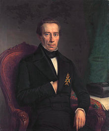 Johan Rudolph Thorbecke in 1852, during his first term as Prime Minister. Johan Heinrich Neuman - Johan Rudolf Thorbecke.jpg