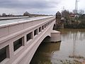 Wasserstraßenkreuz Minden, Kanal über der Weser.