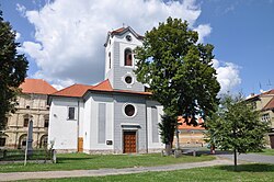 Farní kostel sv. Kateřiny Alexandrijské v Kestřanech.