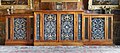 Highly decorative radiator panels at Kingston Lacy, Dorset