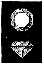 Fig. 30. — Diamant taillé en brillant.