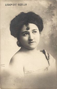 Gizella Ledofszky en 1901