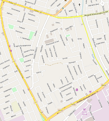 Location map Omonoia