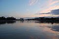 Limerick City and the River Shannon at sunset.