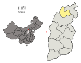 Shuozhou – Mappa