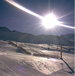 A typical sunny day in Los Penitentes