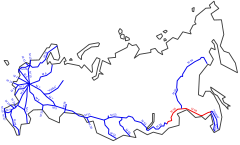 R297 im Fernstraßennetz Russlands