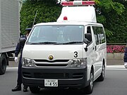 エリア検問車 トヨタ・ハイエース