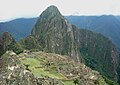 Machu Picchu i Andesbjergene i Peru