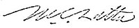 Signature of Maurice C. Latta