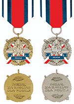 Miniatura Medal za Zasługi dla Policji