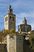 Sant Cugat del Vallès: Gloc­ken­turm und Laternenturm