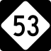 North Carolina Highway 53 marker