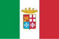 Pabellón naval de Italia