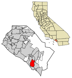 Location of Laguna Niguel in Orange County, California.