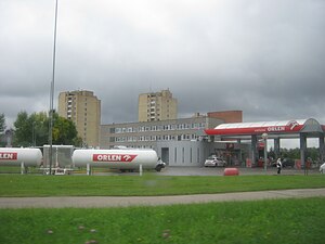 Litauische Orlen Tankstelle