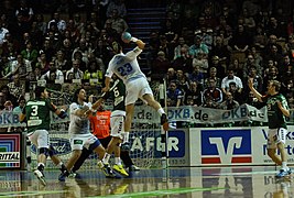 Match de handball en 2014
