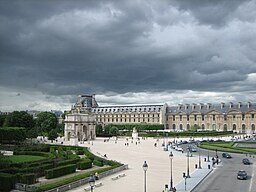 Place du Carrousel od jihu