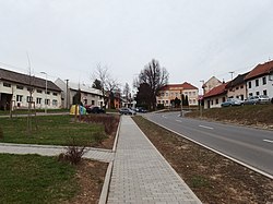 Centre of Počenice