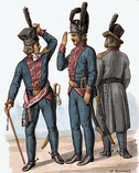 Polish soldiers of the 3rd Lithuanian Infantry Regiment in 1792