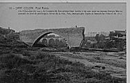 El Pont Trencat en una targeta postal de 1913
