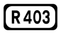 R403 road shield}}