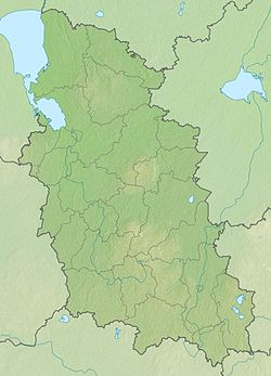 Сеница на карти Псковске области