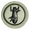 SANDF Qualification Explosive Ordnance Disposal EOD badge embossed.png