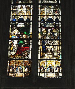 Vitraux de l'église Saint-Taurin d'Évreux.