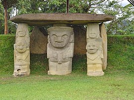 Der archäologische Park San Agustín