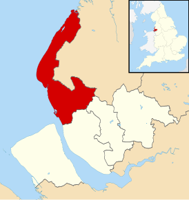 Poziția localității Borough of Sefton