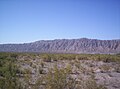 View of the Sierras de Marquesado from Zonda Valley