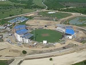 Das Sir Vivian Richards Stadium im Oktober 2006