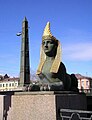 Sphinx auf der Ägyptischen Brücke, Sankt Petersburg
