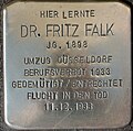 Stolperstein für Fritz Falk (Vogelsanger Straße 1)