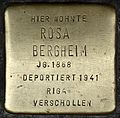 Stolperstein für Rosa Bergheim (Kurfürstenstraße 18)