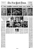 The "Cubists" Dominate Paris' Fall Salon, The New York Times, October 8, 1911. Reproduced are Picasso's 1908 Seated Woman (Meditation); Picasso in his studio; Metzinger's Baigneuses (1908-09); works by Derain, Matisse, Friesz, Herbin, and a photo of Braque