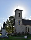 Church of the Saviour Episcopal Church and David Henderson Statue