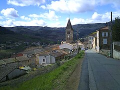 Village de Vaux-en-Beaujolais.