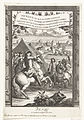 Paneel met een voorstelling van de overwinningen te Venlo op 23 september 1702