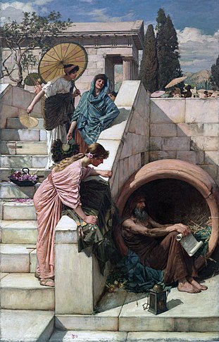 I. Historia de Evan de Argos 311px-Waterhouse-Diogenes