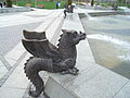 Fountain in the Millennium Park of Kazan